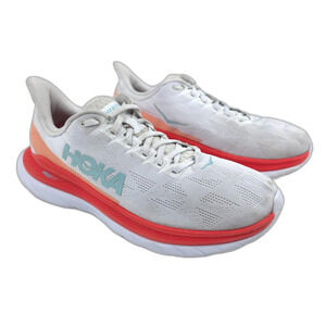 HOKA One One Mach 4 Running Shoes Athletic Sneaker White Athleisure Sporty 10